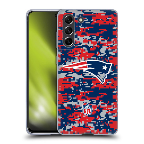 NFL New England Patriots Graphics Digital Camouflage Soft Gel Case for Samsung Galaxy S21 FE 5G