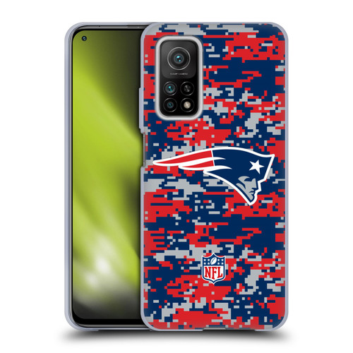 NFL New England Patriots Graphics Digital Camouflage Soft Gel Case for Xiaomi Mi 10T 5G