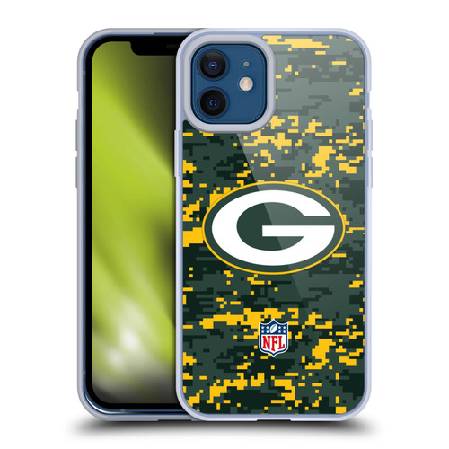 NFL Green Bay Packers Graphics Digital Camouflage Soft Gel Case for Apple iPhone 12 / iPhone 12 Pro