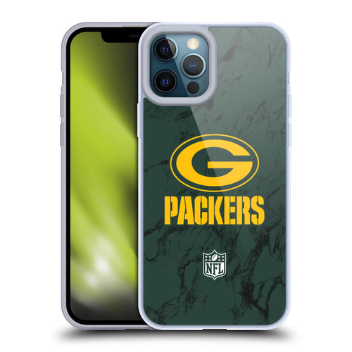 NFL Green Bay Packers Graphics Coloured Marble Soft Gel Case for Apple iPhone 12 Pro Max NFL Green Bay Packers Graphics Coloured Marble Soft Gel Case for Apple iPhone 12 Pro Max