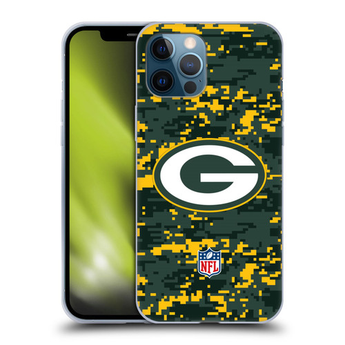 NFL Green Bay Packers Graphics Digital Camouflage Soft Gel Case for Apple iPhone 12 Pro Max