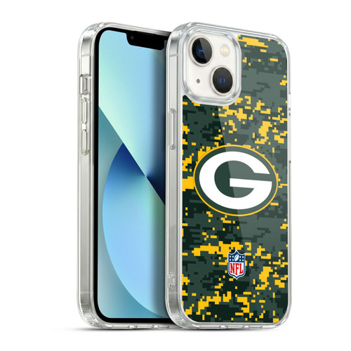 NFL Green Bay Packers Graphics Digital Camouflage Soft Gel Case for Apple iPhone 13