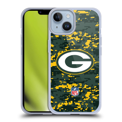 NFL Green Bay Packers Graphics Digital Camouflage Soft Gel Case for Apple iPhone 14