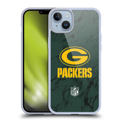 NFL Green Bay Packers Graphics Coloured Marble Soft Gel Case for Apple iPhone 14 Plus NFL Green Bay Packers Graphics Coloured Marble Soft Gel Case for Apple iPhone 14 Plus