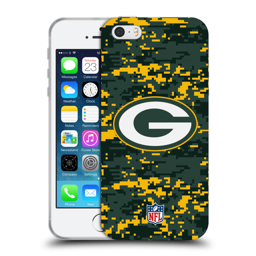 NFL Green Bay Packers Graphics Digital Camouflage Soft Gel Case for Apple iPhone 5 / 5s / iPhone SE 2016