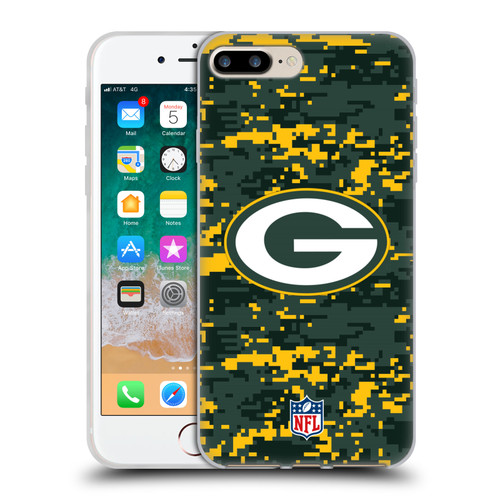 NFL Green Bay Packers Graphics Digital Camouflage Soft Gel Case for Apple iPhone 7 Plus / iPhone 8 Plus NFL Green Bay Packers Graphics Digital Camouflage Soft Gel Case for Apple iPhone 7 Plus / iPhone 8 Plus