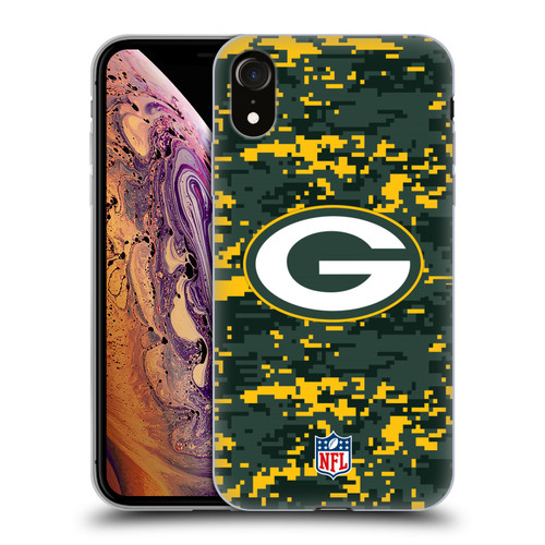 NFL Green Bay Packers Graphics Digital Camouflage Soft Gel Case for Apple iPhone XR NFL Green Bay Packers Graphics Digital Camouflage Soft Gel Case for Apple iPhone XR