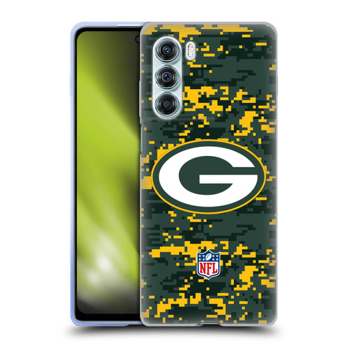 NFL Green Bay Packers Graphics Digital Camouflage Soft Gel Case for Motorola Edge S30 / Moto G200 5G