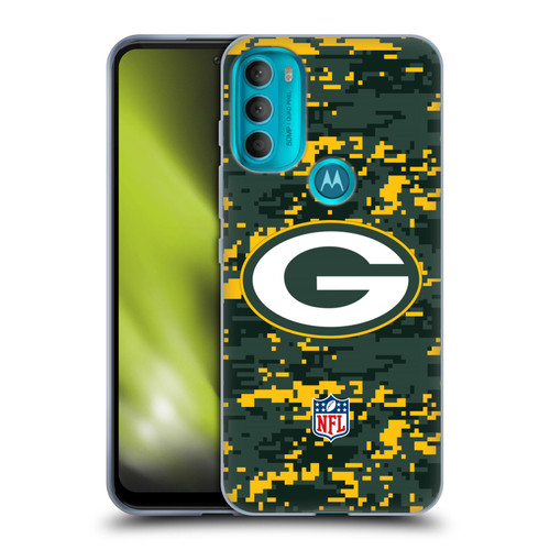 NFL Green Bay Packers Graphics Digital Camouflage Soft Gel Case for Motorola Moto G71 5G