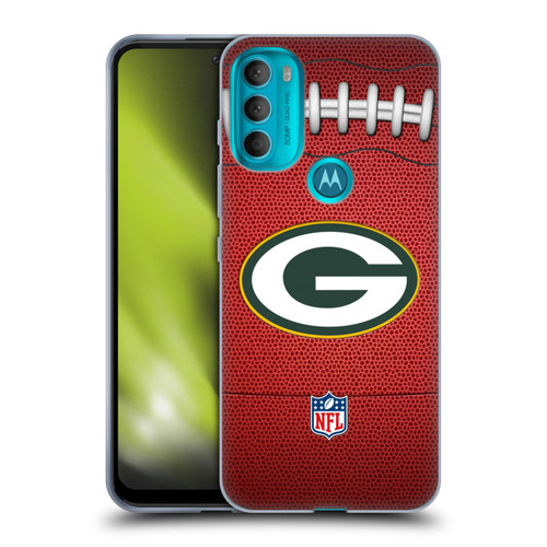 NFL Green Bay Packers Graphics Football Soft Gel Case for Motorola Moto G71 5G