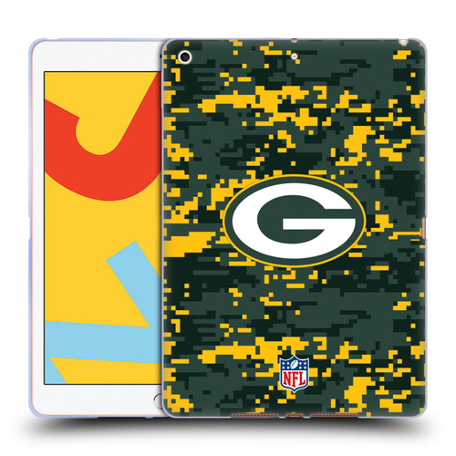 NFL Green Bay Packers Graphics Digital Camouflage Soft Gel Case for Apple iPad 10.2 2019/2020/2021