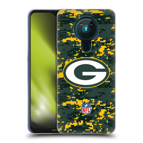 NFL Green Bay Packers Graphics Digital Camouflage Soft Gel Case for Nokia 5.3