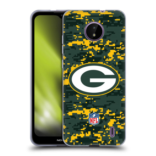 NFL Green Bay Packers Graphics Digital Camouflage Soft Gel Case for Nokia C10 / C20