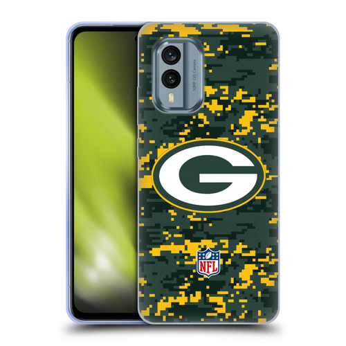 NFL Green Bay Packers Graphics Digital Camouflage Soft Gel Case for Nokia X30