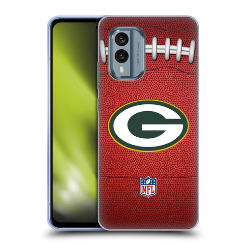 NFL Green Bay Packers Graphics Football Soft Gel Case for Nokia X30