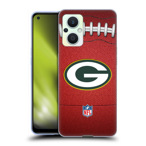 NFL Green Bay Packers Graphics Football Soft Gel Case for OPPO Reno8 Lite