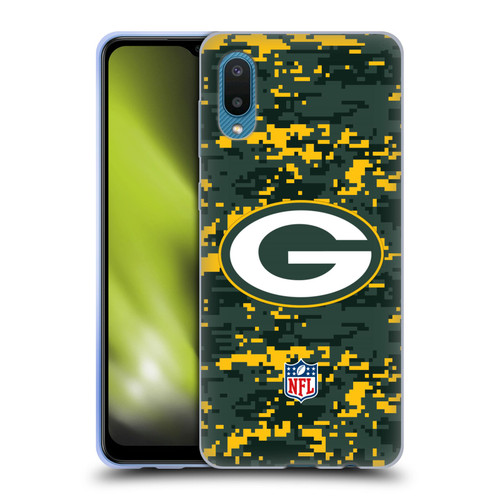 NFL Green Bay Packers Graphics Digital Camouflage Soft Gel Case for Samsung Galaxy A02/M02 (2021)