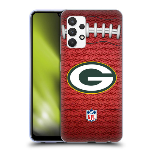 NFL Green Bay Packers Graphics Football Soft Gel Case for Samsung Galaxy A32 (2021)