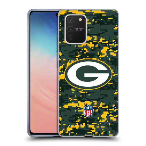NFL Green Bay Packers Graphics Digital Camouflage Soft Gel Case for Samsung Galaxy S10 Lite