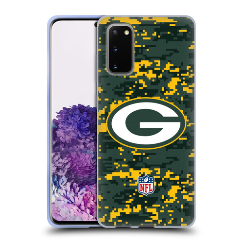 NFL Green Bay Packers Graphics Digital Camouflage Soft Gel Case for Samsung Galaxy S20 / S20 5G