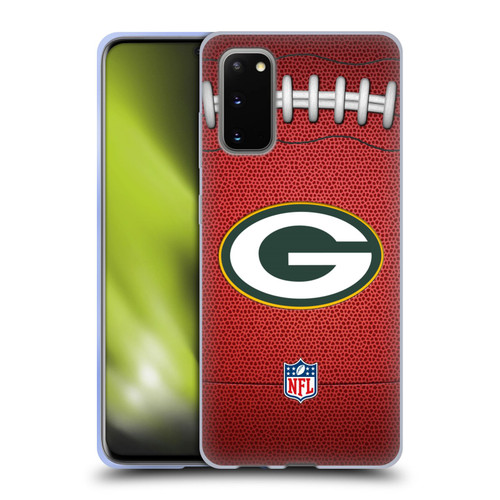 NFL Green Bay Packers Graphics Football Soft Gel Case for Samsung Galaxy S20 / S20 5G