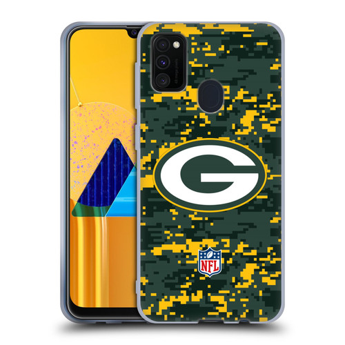 NFL Green Bay Packers Graphics Digital Camouflage Soft Gel Case for Samsung Galaxy M30s (2019)/M21 (2020)