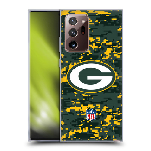 NFL Green Bay Packers Graphics Digital Camouflage Soft Gel Case for Samsung Galaxy Note20 Ultra / 5G
