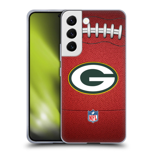 NFL Green Bay Packers Graphics Football Soft Gel Case for Samsung Galaxy S22 5G