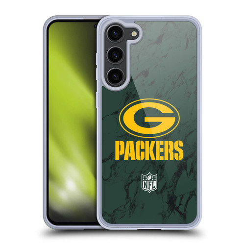 NFL Green Bay Packers Graphics Coloured Marble Soft Gel Case for Samsung Galaxy S23+ 5G NFL Green Bay Packers Graphics Coloured Marble Soft Gel Case for Samsung Galaxy S23+ 5G