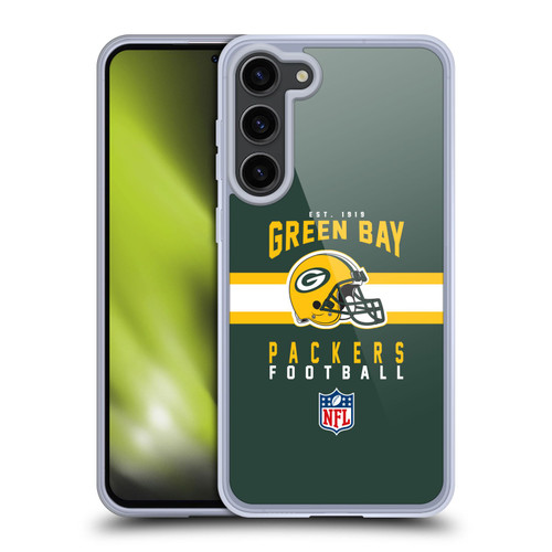 NFL Green Bay Packers Graphics Helmet Typography Soft Gel Case for Samsung Galaxy S23+ 5G NFL Green Bay Packers Graphics Helmet Typography Soft Gel Case for Samsung Galaxy S23+ 5G