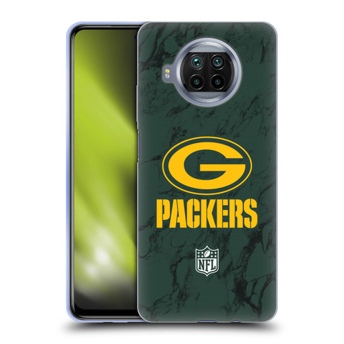 NFL Green Bay Packers Graphics Coloured Marble Soft Gel Case for Xiaomi Mi 10T Lite 5G