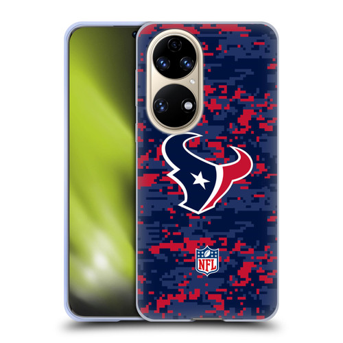 NFL Houston Texans Graphics Digital Camouflage Soft Gel Case for Huawei P50