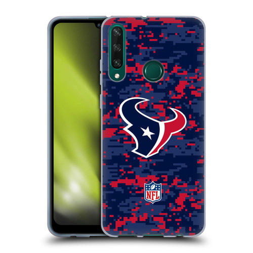 NFL Houston Texans Graphics Digital Camouflage Soft Gel Case for Huawei Y6p