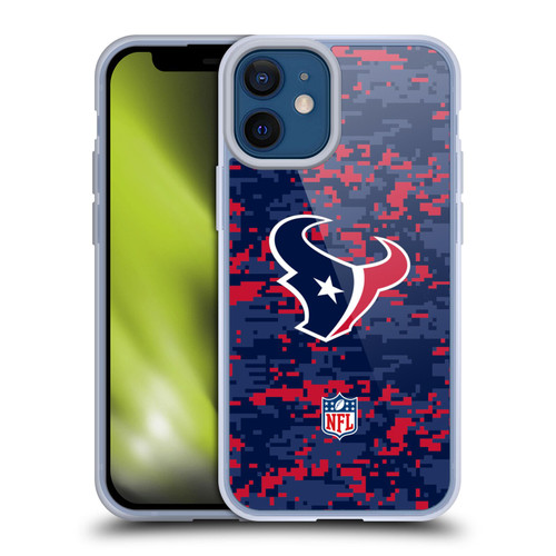 NFL Houston Texans Graphics Digital Camouflage Soft Gel Case for Apple iPhone 12 Mini