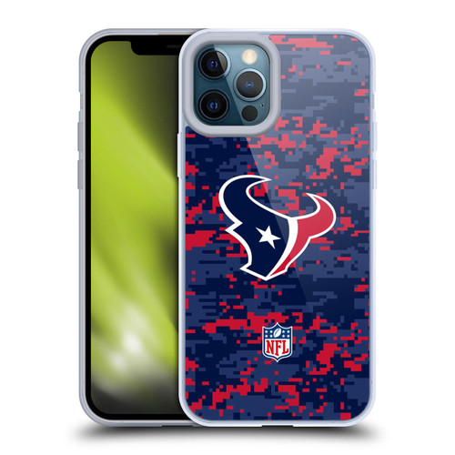 NFL Houston Texans Graphics Digital Camouflage Soft Gel Case for Apple iPhone 12 Pro Max