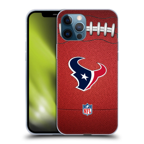 NFL Houston Texans Graphics Football Soft Gel Case for Apple iPhone 12 Pro Max