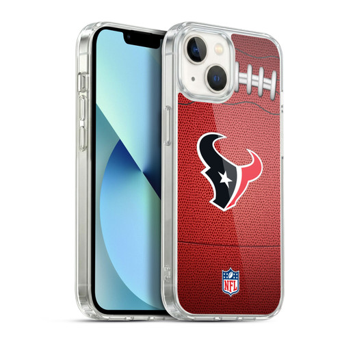 NFL Houston Texans Graphics Football Soft Gel Case for Apple iPhone 13