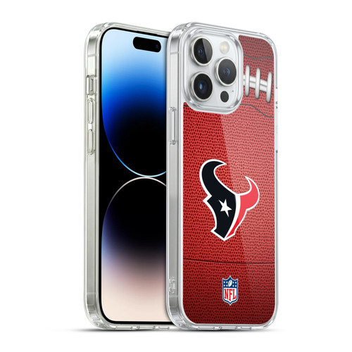 NFL Houston Texans Graphics Football Soft Gel Case for Apple iPhone 14 Pro Max & MagSafe