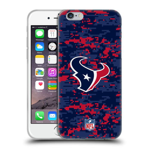 NFL Houston Texans Graphics Digital Camouflage Soft Gel Case for Apple iPhone 6 / iPhone 6s