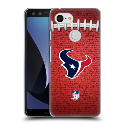 NFL Houston Texans Graphics Football Soft Gel Case for Google Pixel 3