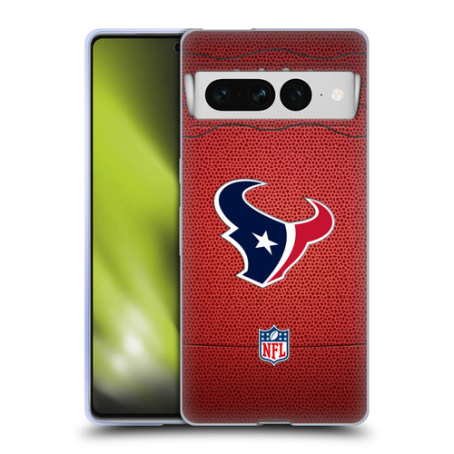 NFL Houston Texans Graphics Football Soft Gel Case for Google Pixel 7 Pro