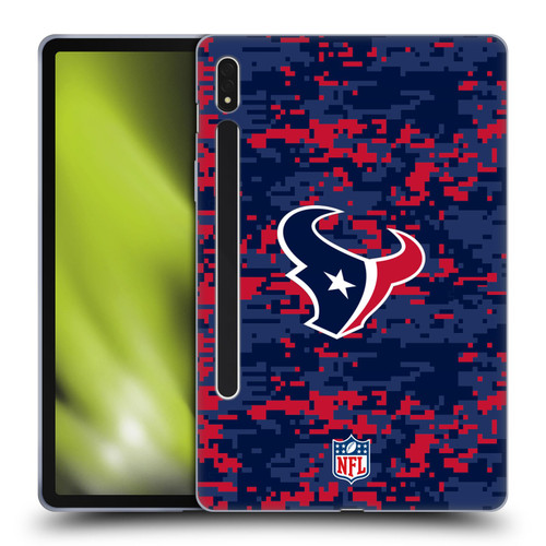 NFL Houston Texans Graphics Digital Camouflage Soft Gel Case for Samsung Galaxy Tab S8