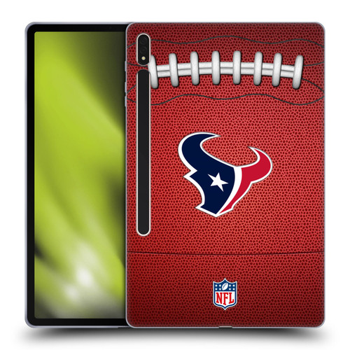 NFL Houston Texans Graphics Football Soft Gel Case for Samsung Galaxy Tab S8 Plus