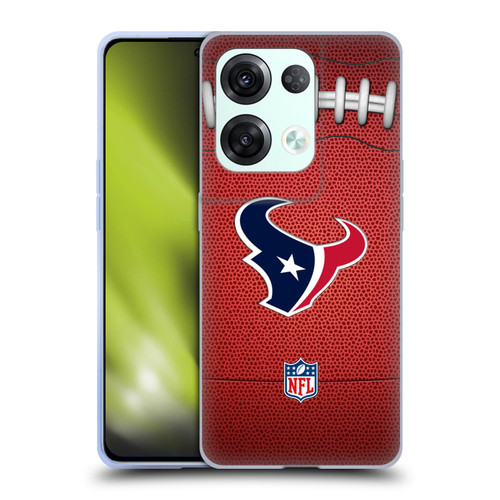 NFL Houston Texans Graphics Football Soft Gel Case for OPPO Reno8 Pro
