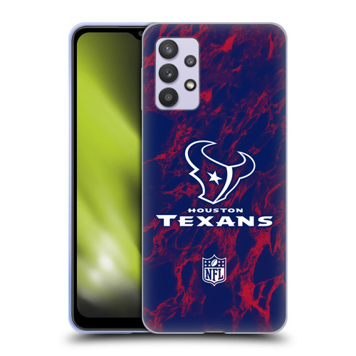NFL Houston Texans Graphics Coloured Marble Soft Gel Case for Samsung Galaxy A32 5G / M32 5G (2021)