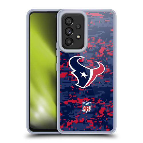 NFL Houston Texans Graphics Digital Camouflage Soft Gel Case for Samsung Galaxy A53 5G (2022)