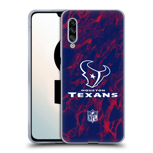 NFL Houston Texans Graphics Coloured Marble Soft Gel Case for Samsung Galaxy A90 5G (2019)