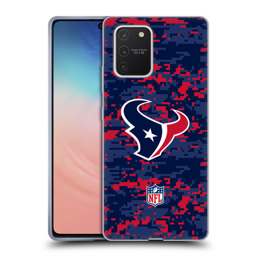 NFL Houston Texans Graphics Digital Camouflage Soft Gel Case for Samsung Galaxy S10 Lite