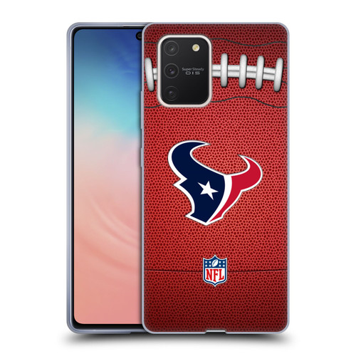 NFL Houston Texans Graphics Football Soft Gel Case for Samsung Galaxy S10 Lite