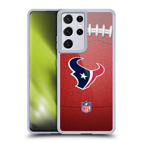 NFL Houston Texans Graphics Football Soft Gel Case for Samsung Galaxy S21 Ultra 5G
